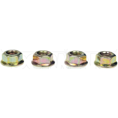 Dorman Flange Nut, M8-1.25, Steel, Class 10.9, Zinc Plated 982-008D